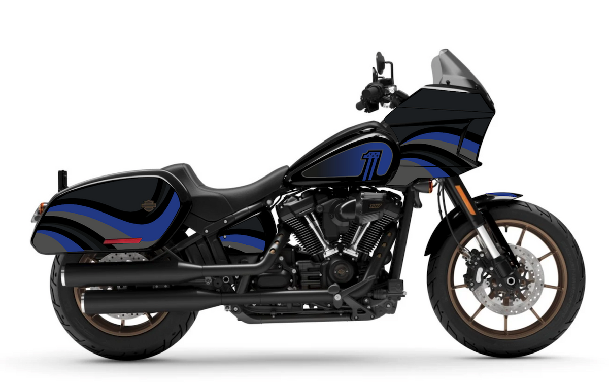 Kit Déco Harley-Davidson Low Rider ST (2022+) — 22 Designs | Stickers Vinyle HD | Made in France