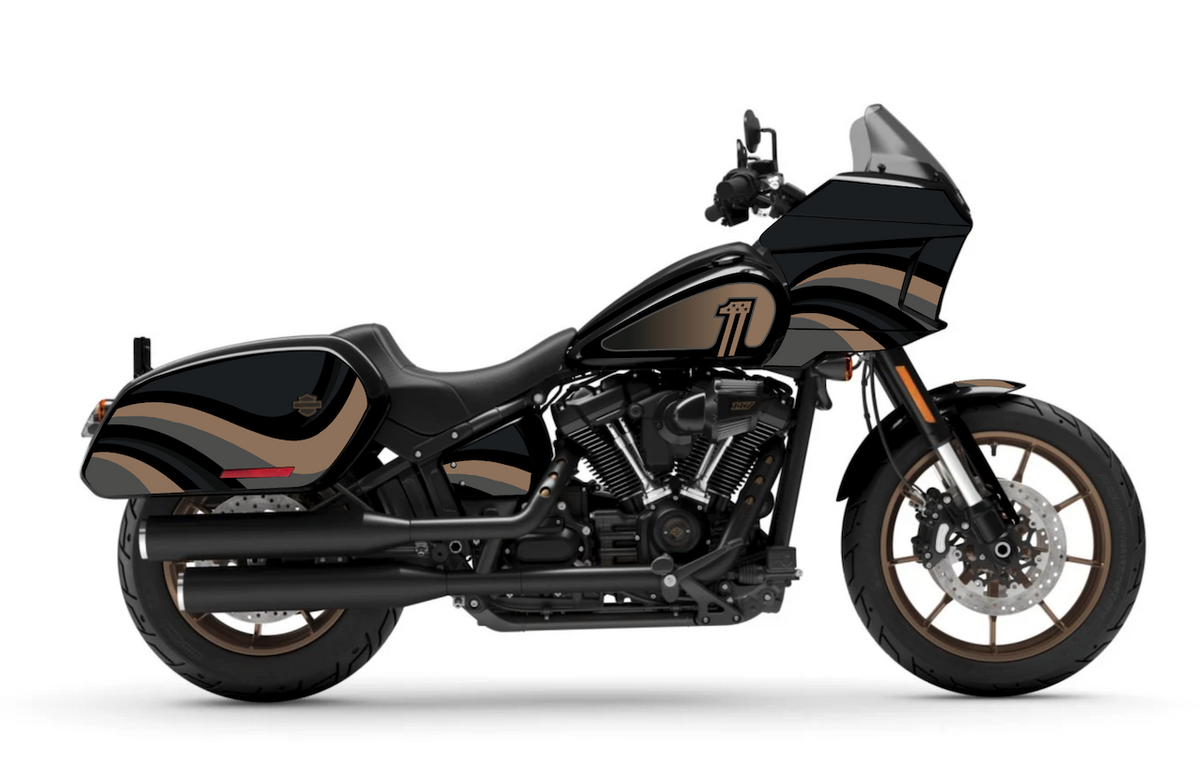 Kit Déco Harley-Davidson Low Rider ST (2022+) — 22 Designs | Stickers Vinyle HD | Made in France