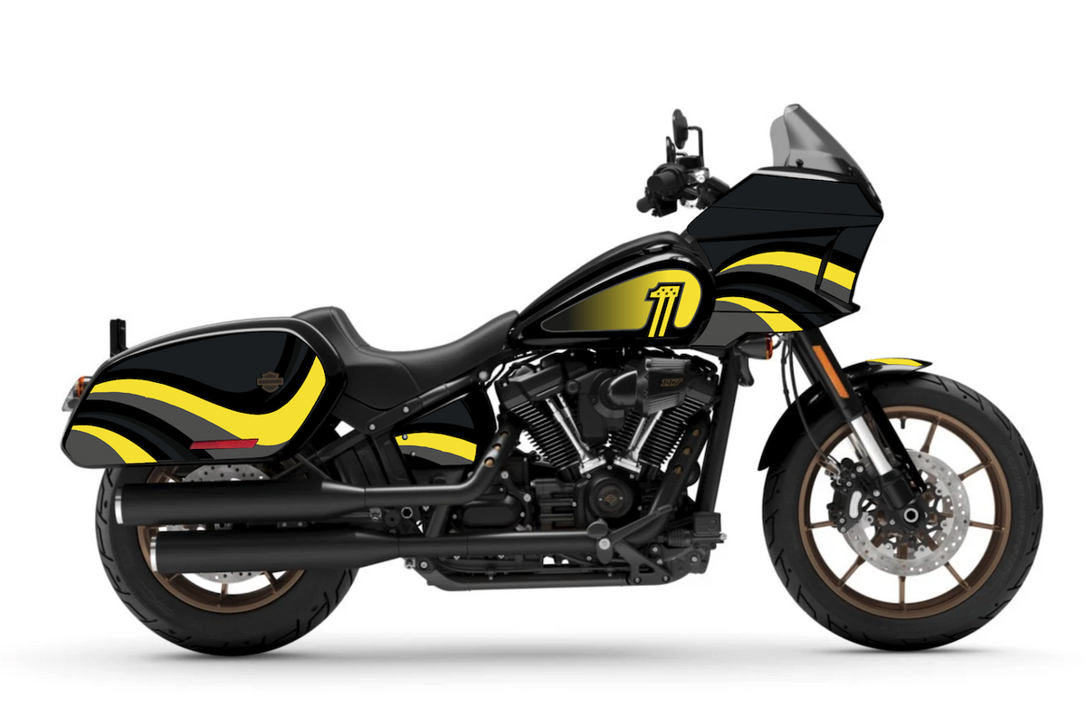 Kit Déco Harley-Davidson Low Rider ST (2022+) — 22 Designs | Stickers Vinyle HD | Made in France