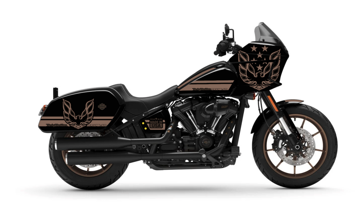 Kit Déco Harley-Davidson Low Rider ST (2022+) — 22 Designs | Stickers Vinyle HD | Made in France