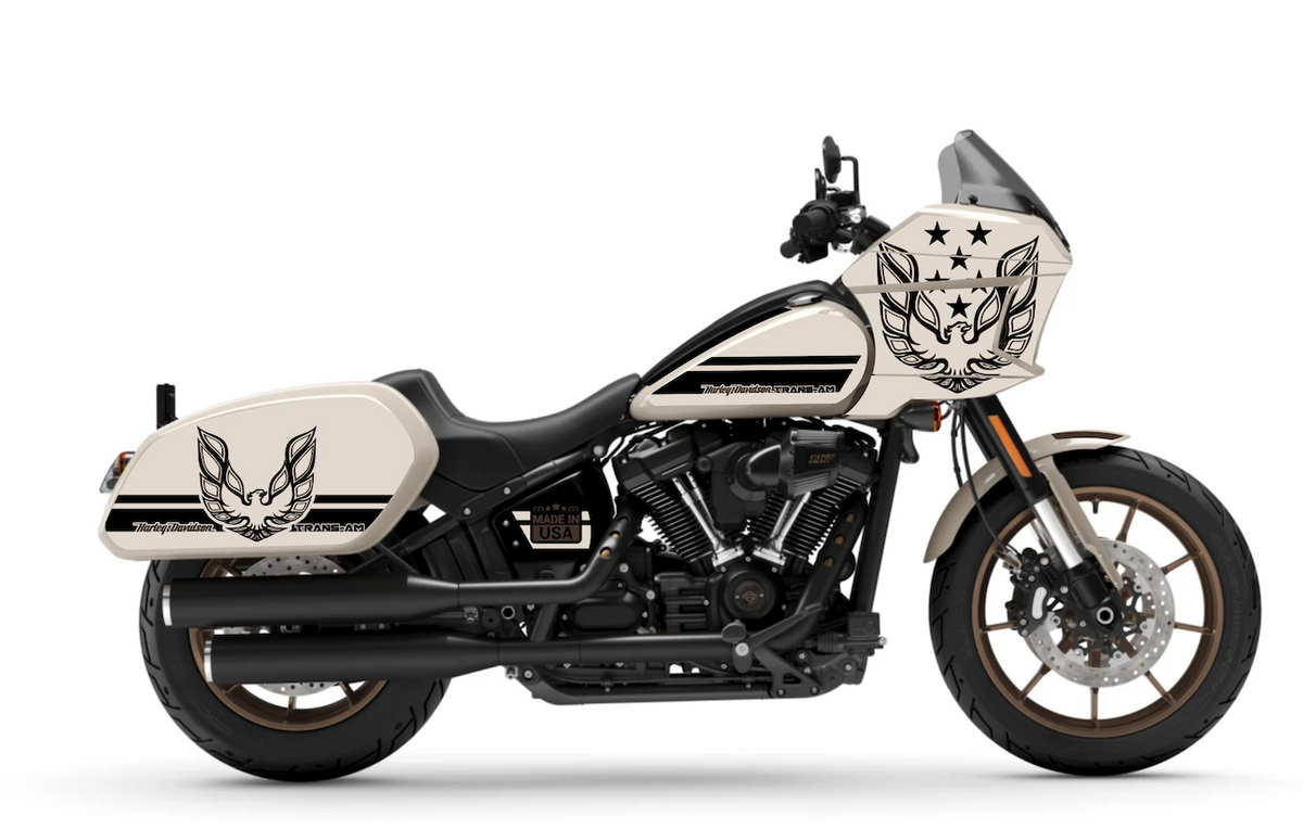 Kit Déco Harley-Davidson Low Rider ST (2022+) — 22 Designs | Stickers Vinyle HD | Made in France