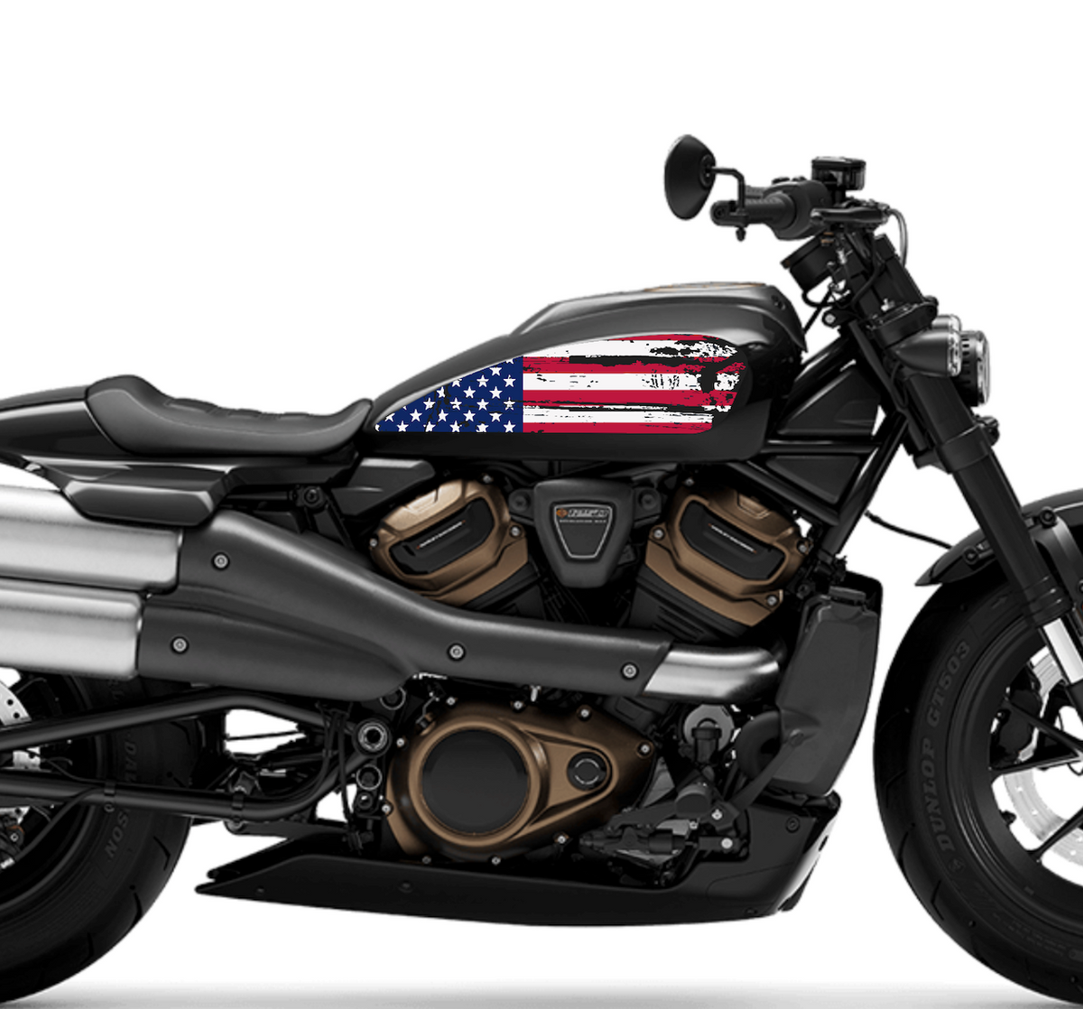 Harley-Davidson Sportster S 1250 Tank Decal Stickers (2022+) – Left & Right | Burn-Out-Design