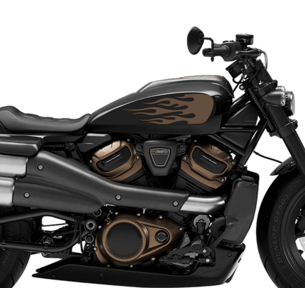 Harley-Davidson Sportster S 1250 Tank Decal Stickers (2022+) – Left & Right | Burn-Out-Design