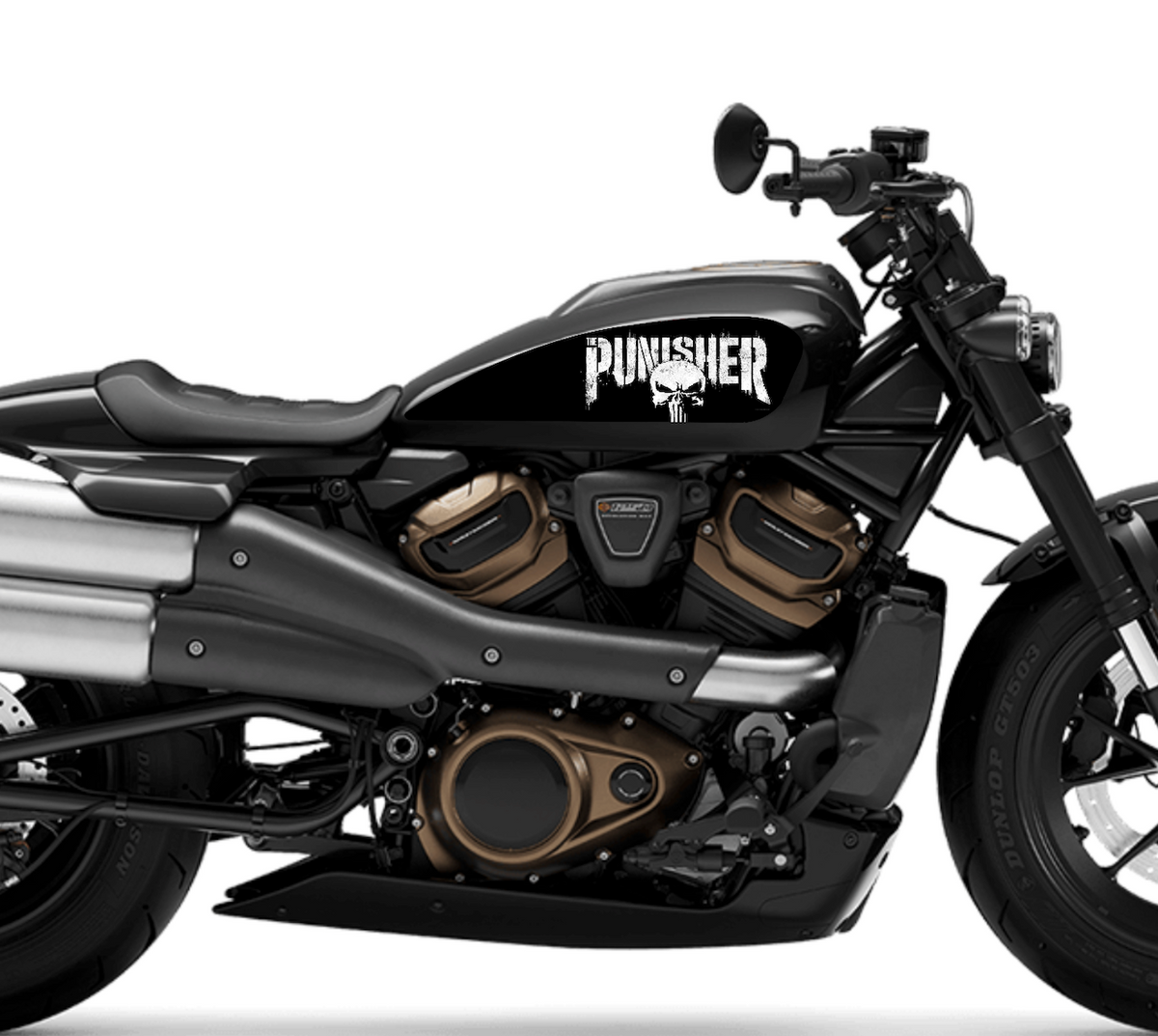 Harley-Davidson Sportster S 1250 Tank Decal Stickers (2022+) – Left & Right | Burn-Out-Design