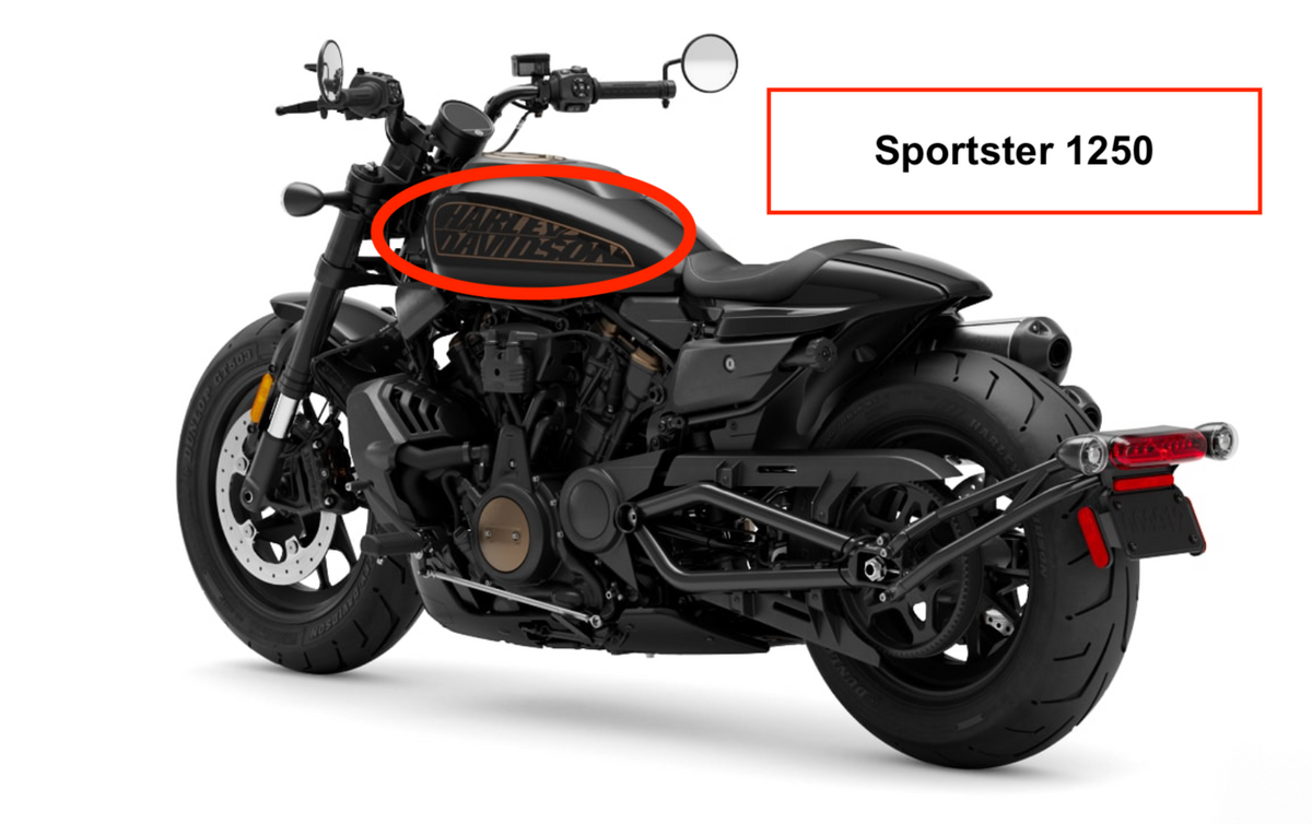 Harley-Davidson Sportster S 1250 Tank Decal Stickers (2022+) – Left & Right | Burn-Out-Design