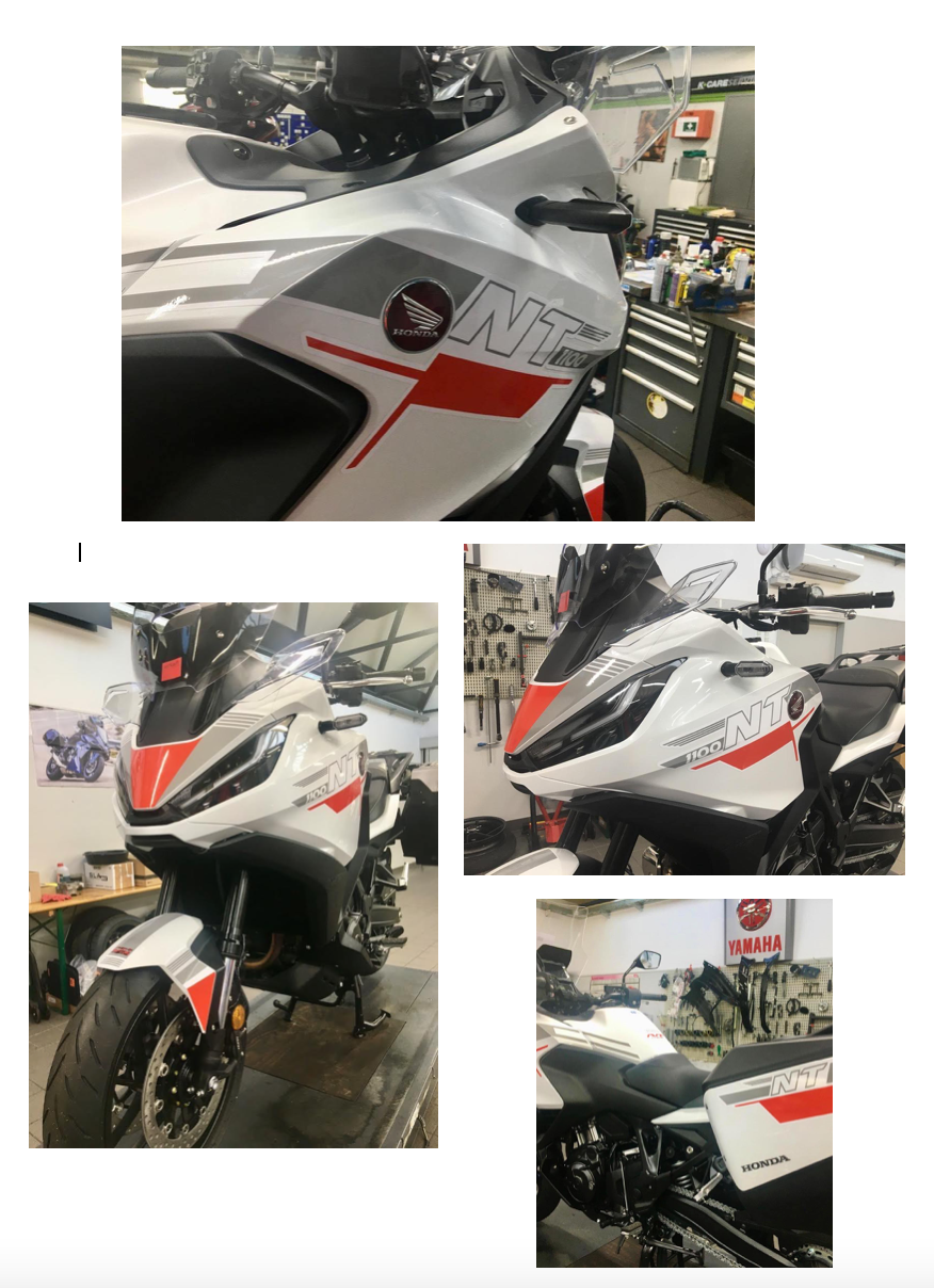 Kit Déco Honda NT1100 (2022-2024) — 13 Designs | Carénage + Valises | Made in France