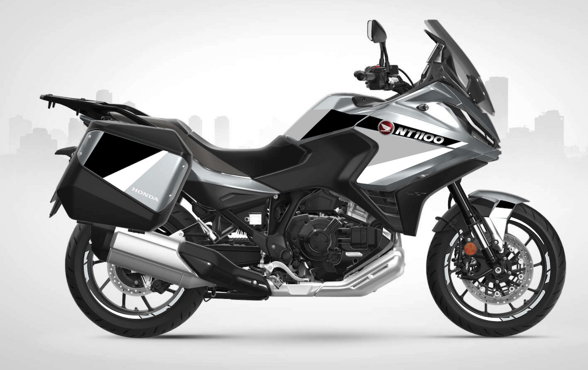 Kit Déco Honda NT1100 (2022-2024) — 13 Designs | Carénage + Valises | Made in France