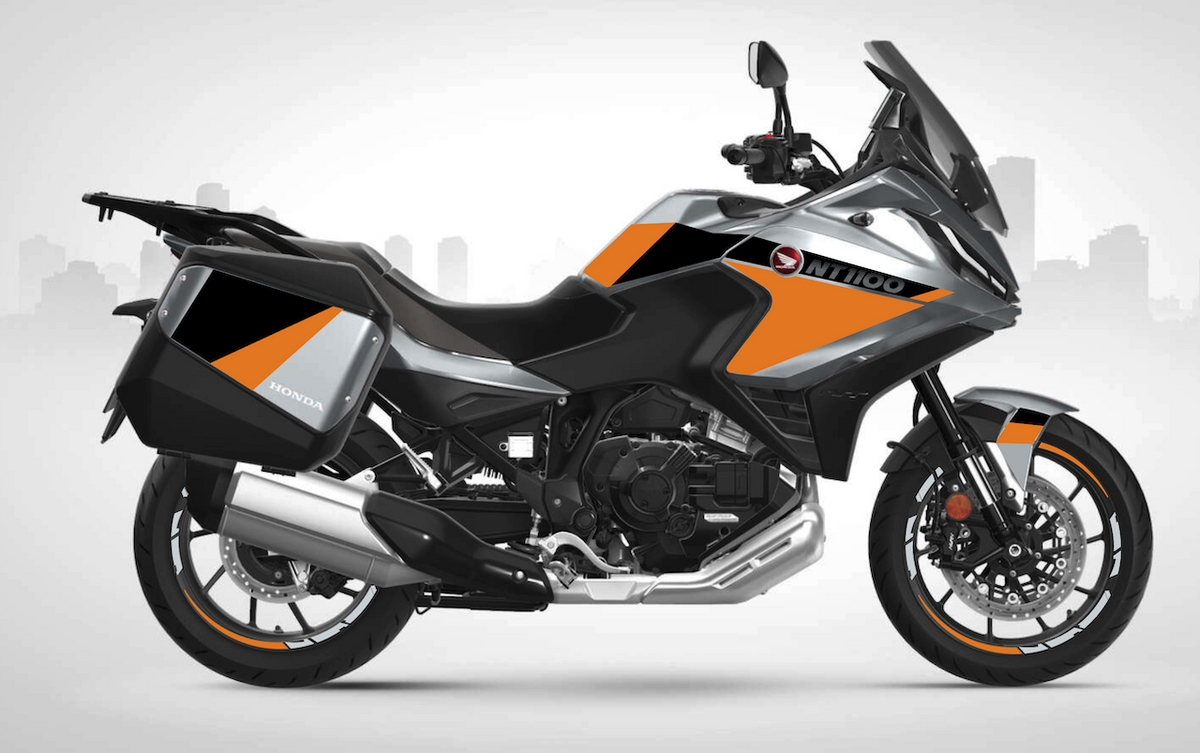 Kit Déco Honda NT1100 (2022-2024) — 13 Designs | Carénage + Valises | Made in France