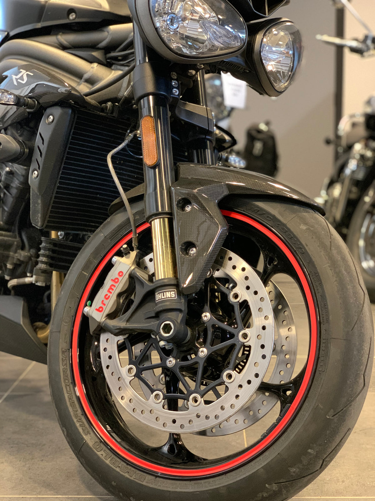 Liserés de jantes moto 17 pouces – 16 pièces, 18 coloris