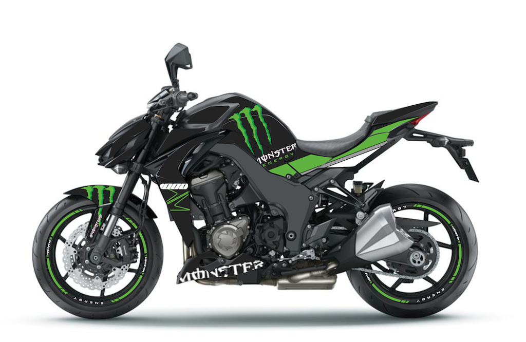 Kit déco Kawasaki Z1000 2015+ – 13 graphismes