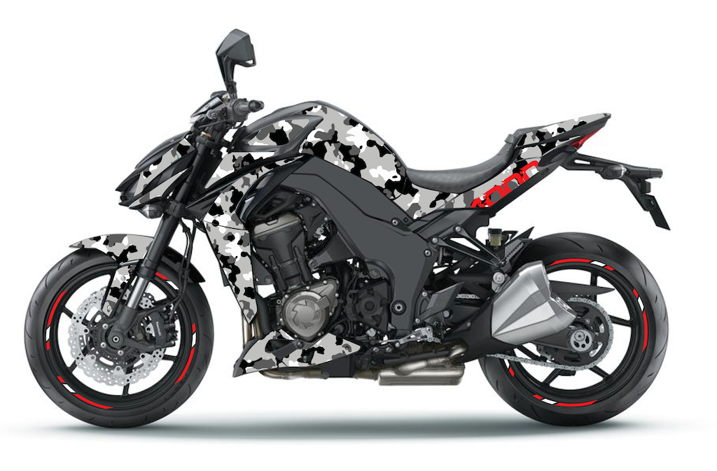 Kit déco Kawasaki Z1000 2015+ – 13 graphismes