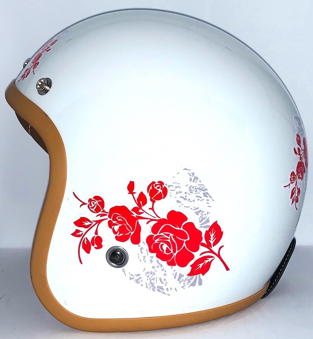 Stickers pour Casques Bol FLOWERS