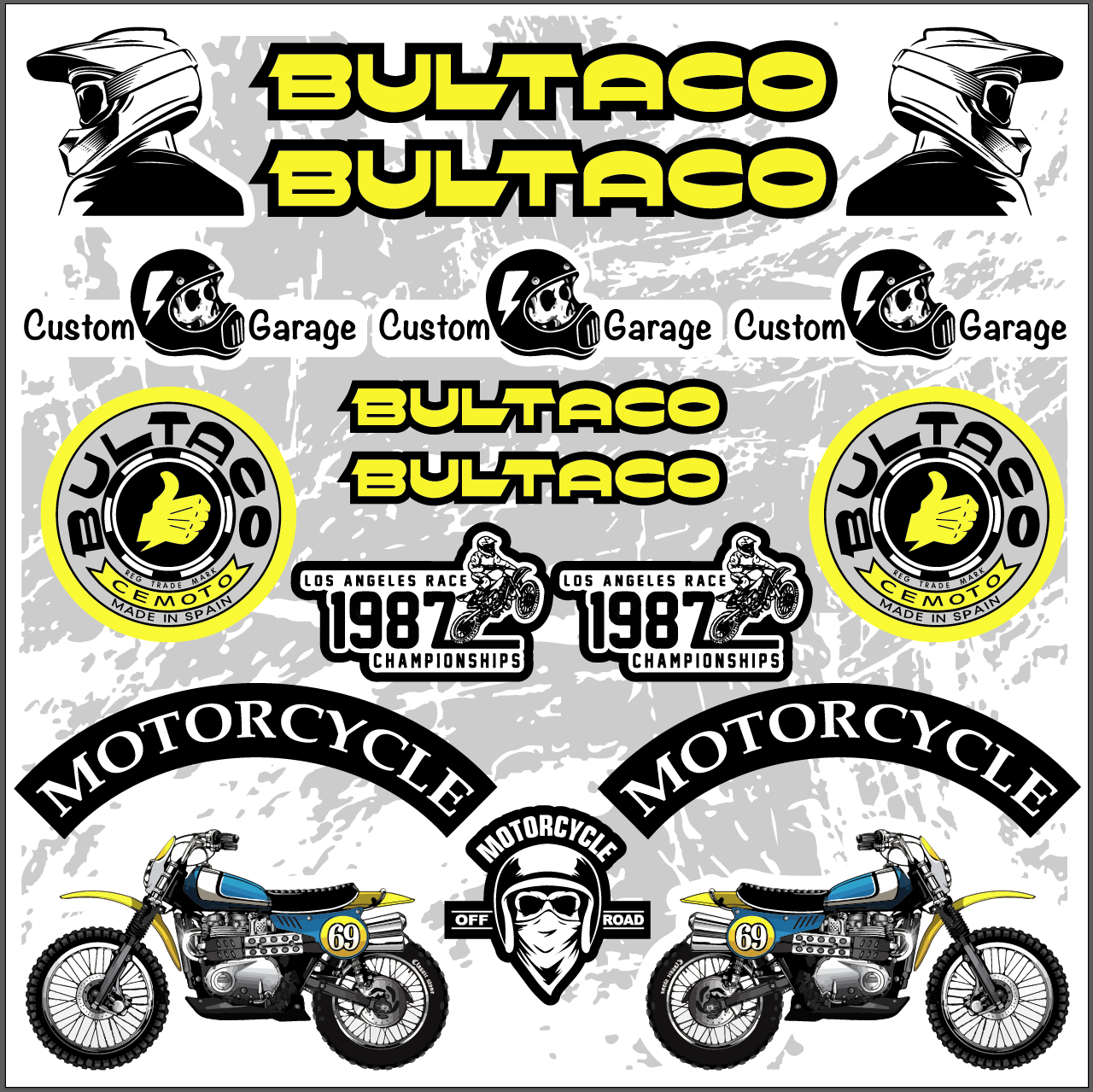 Stickers / Autocollants A4