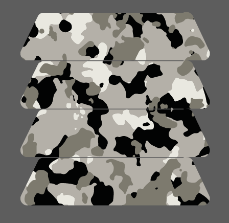 Stickers rétroréfléchissants de casque : CAMOUFLAGE