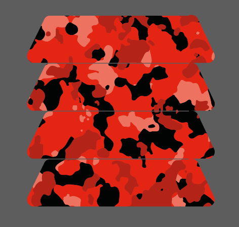 Stickers rétroréfléchissants de casque : CAMOUFLAGE