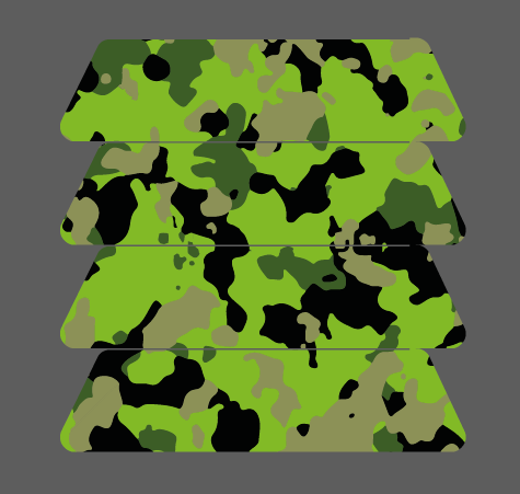Stickers rétroréfléchissants de casque : CAMOUFLAGE