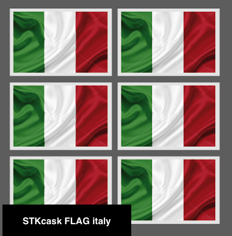 Stickers rétroréflechissants de casques: DRAPEAUX