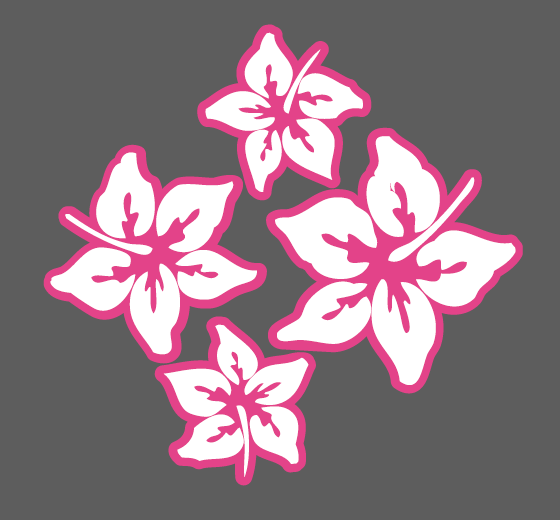 Stickers rétroréflechissants de casques: GIRLY