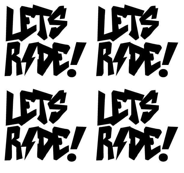 Stickers rétroréfléchissants de casque : FUN