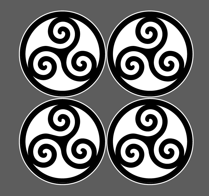 Stickers rétroréflechissants de casques: DRAPEAUX