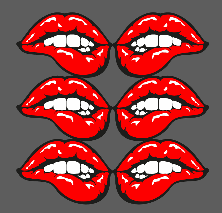Stickers rétroréflechissants de casques: GIRLY