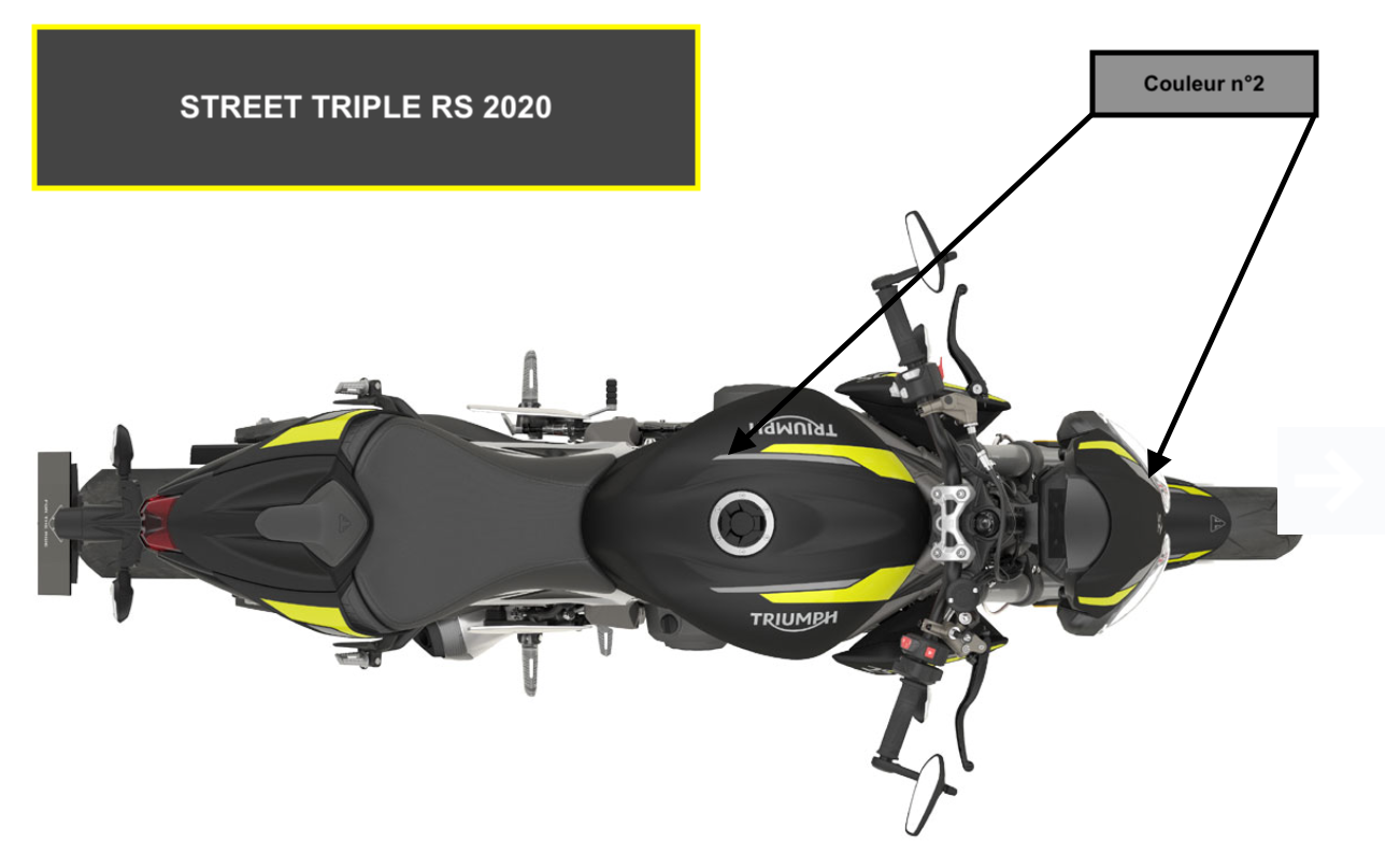 TRIUMPH STREET TRIPLE RS 2020 - 2021 (couleur n°2)