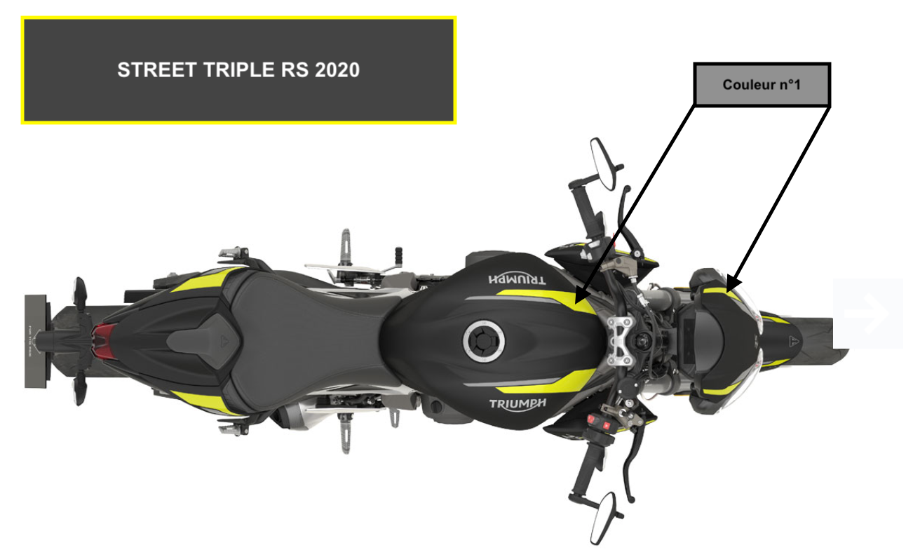 TRIUMPH STREET TRIPLE RS 2020 + (couleur n°1)