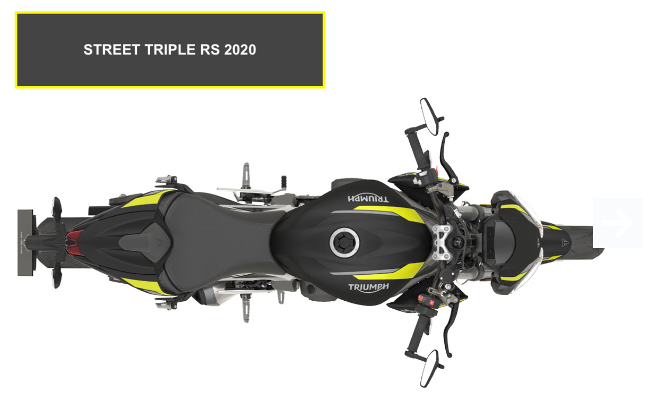 TRIUMPH STREET TRIPLE RS 2020 - 2021 (DEUX couleurs)