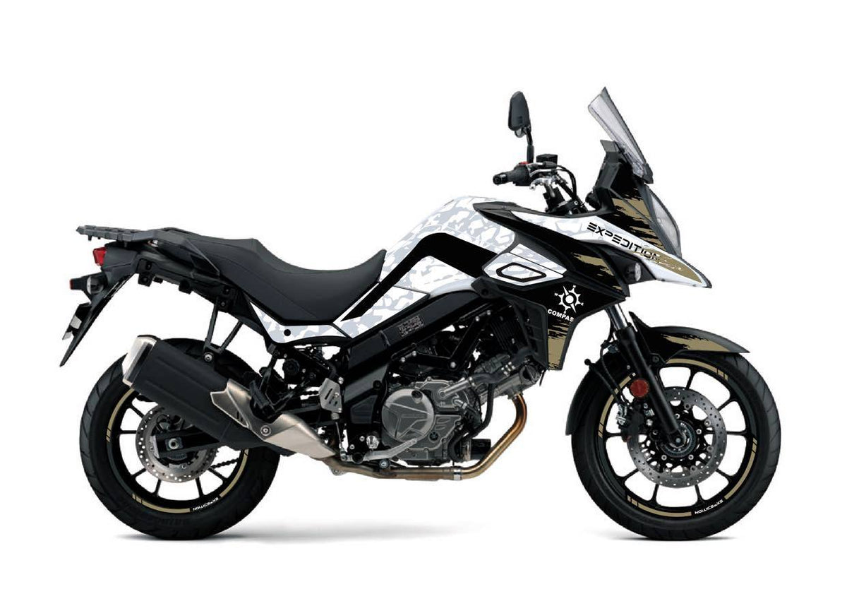 Kit Déco Suzuki V-STROM 650 / 650 XT (2017+) — 10 Designs Trail Adventure | Made in France