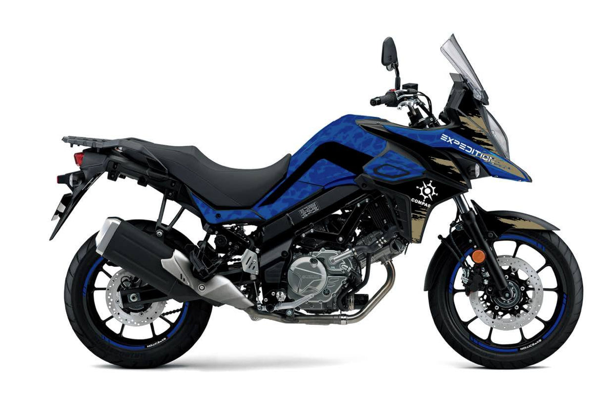 Kit Déco Suzuki V-STROM 650 / 650 XT (2017+) — 10 Designs Trail Adventure | Made in France