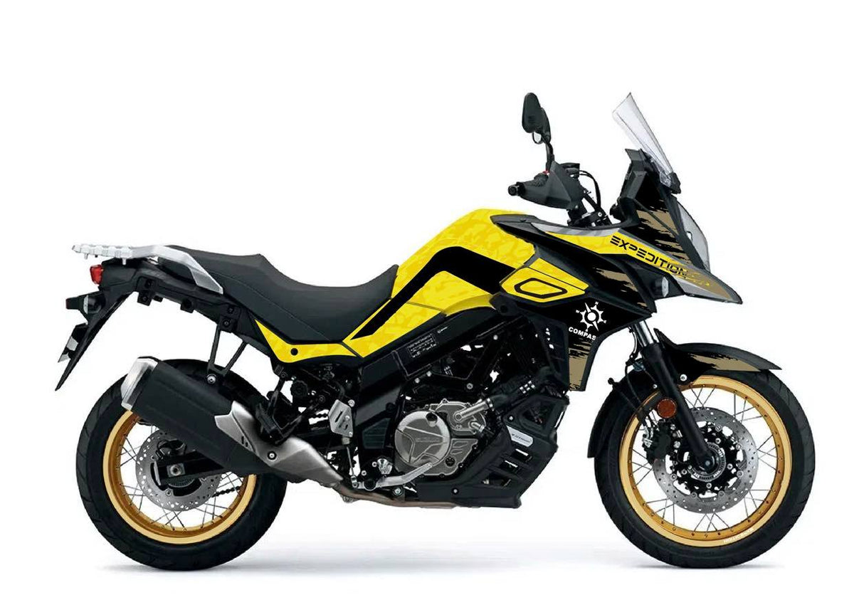 Kit Déco Suzuki V-STROM 650 / 650 XT (2017+) — 10 Designs Trail Adventure | Made in France