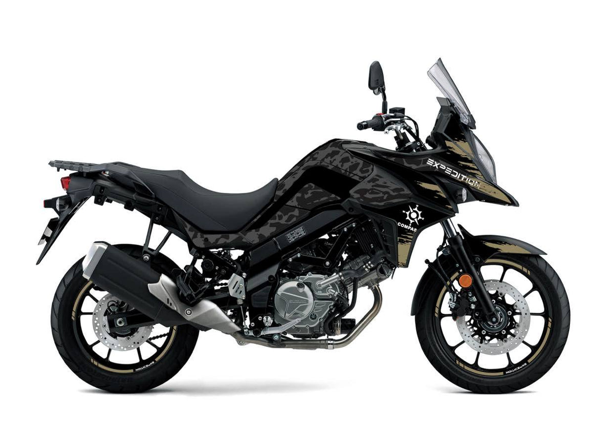 Kit Déco Suzuki V-STROM 650 / 650 XT (2017+) — 10 Designs Trail Adventure | Made in France