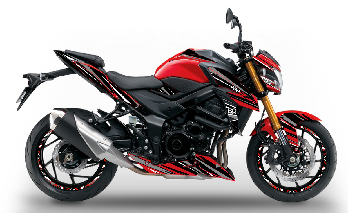 Kit déco Suzuki GSX-S 750 2017–2021 – jantes incluses