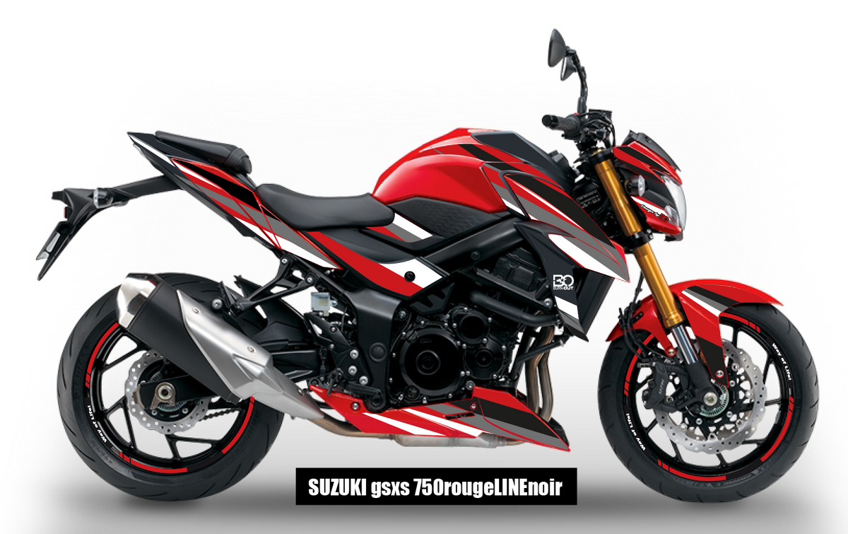 Kit déco Suzuki GSX-S 750 2017–2021 – jantes incluses