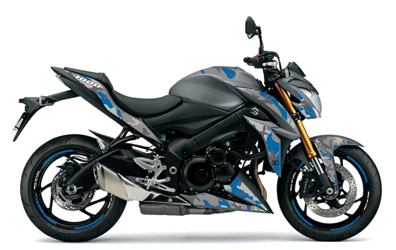 Moto SUZUKI GSX-S1000 " CAMOUFLAGE "