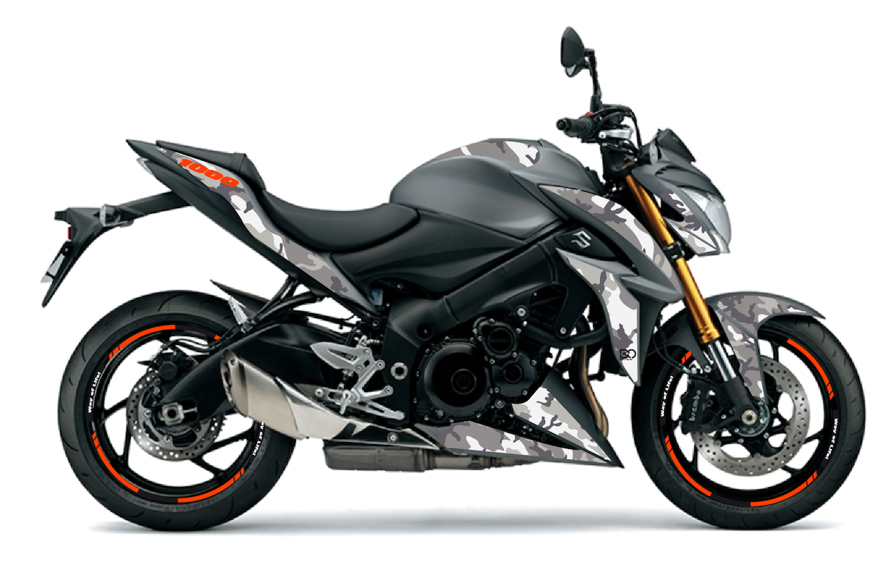 Moto SUZUKI GSX-S1000 " CAMOUFLAGE "