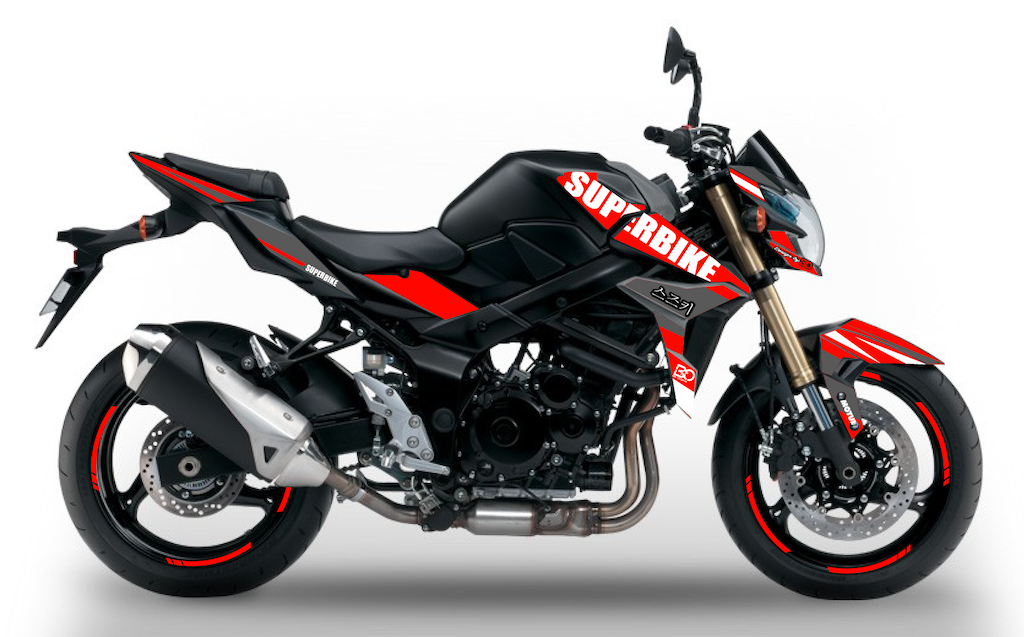 Moto SUZUKI GSR 750 " SUPERBIKE "