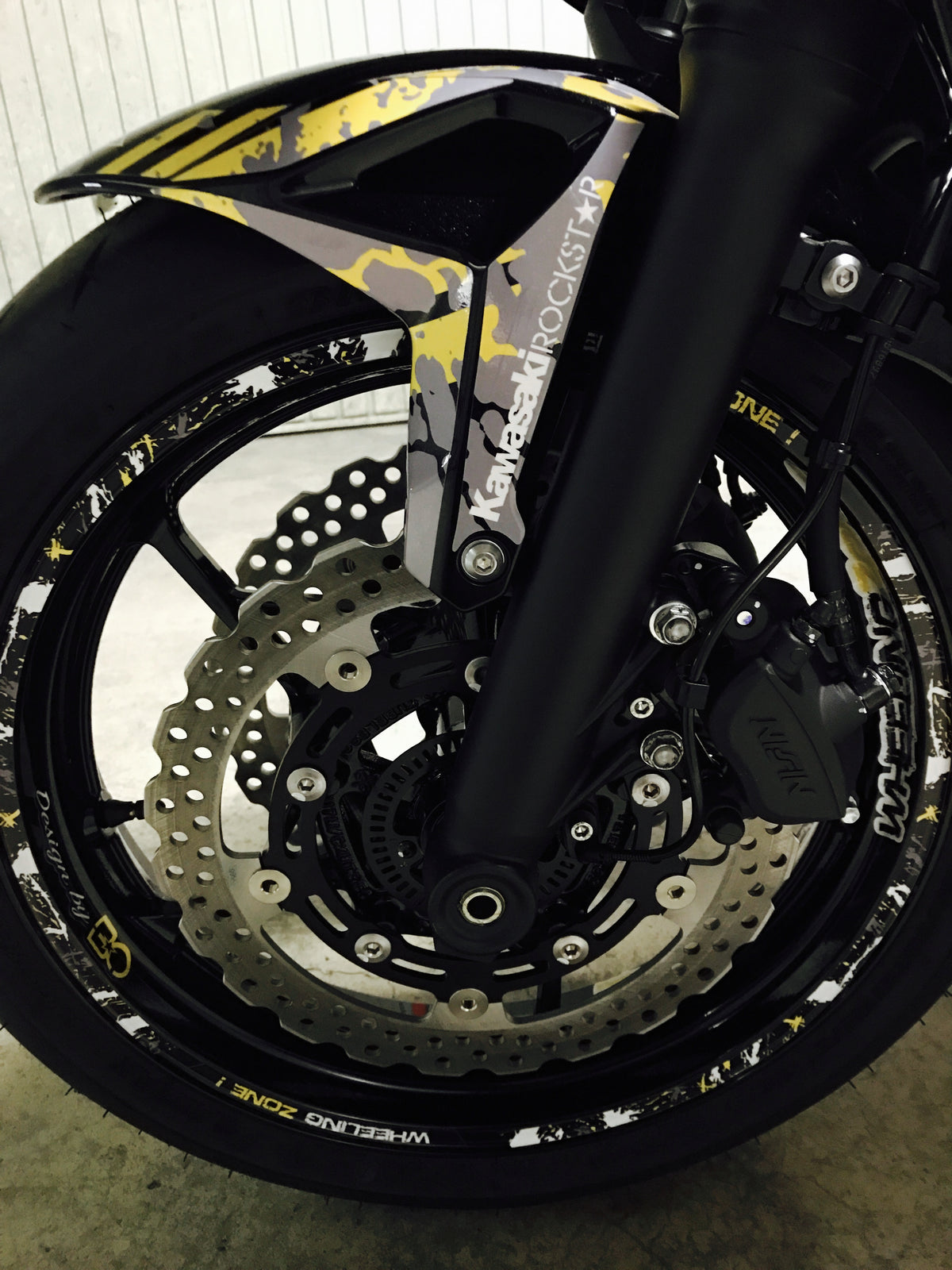 Stickers de jantes moto WHEELING ZONE – 7 couleurs