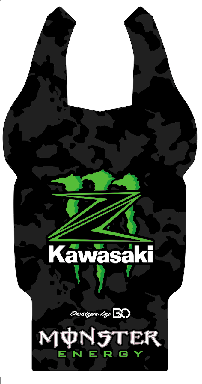 Stickers passage de roue Kawasaki Z800(e) – 13 graphismes et option assortie