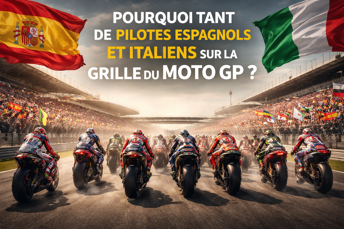 Pourquoi tant de pilotes espagnols et italiens sur la grille du Moto GP ?