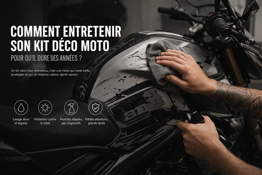 Comment entretenir son kit déco moto pour qu’il dure des années ?