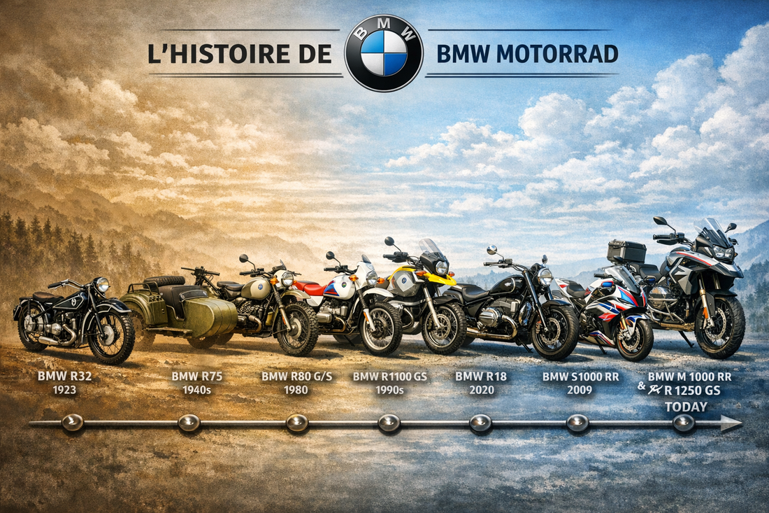 L’histoire de BMW Motorrad : une légende mécanique allemande