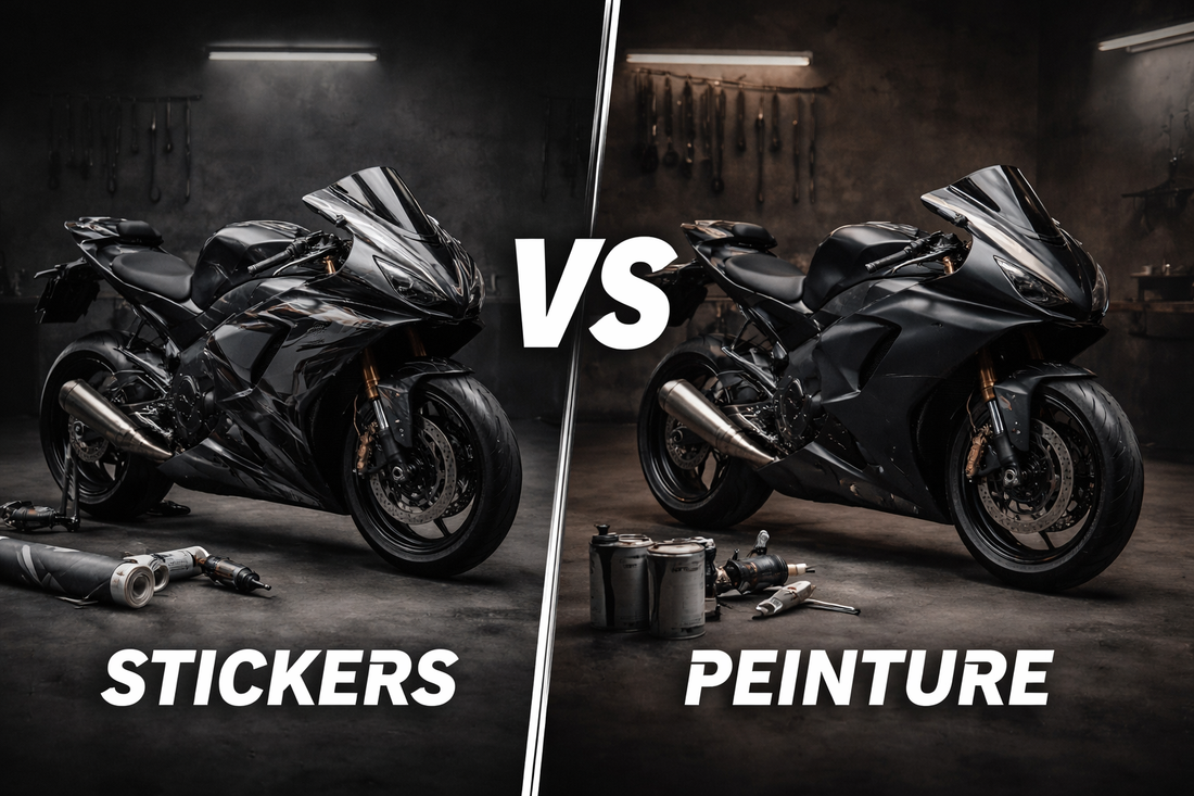 Sticker moto ou peinture perso : le comparatif que personne ne vous fait... sauf nous !