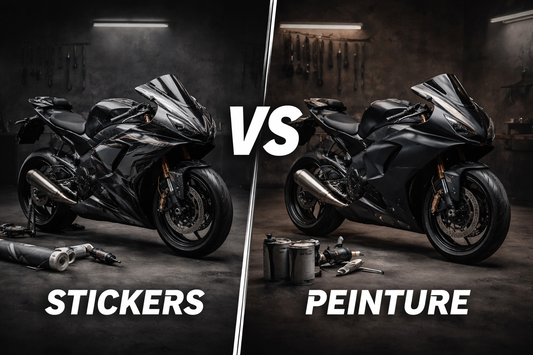 Sticker moto ou peinture perso : le comparatif que personne ne vous fait... sauf nous !