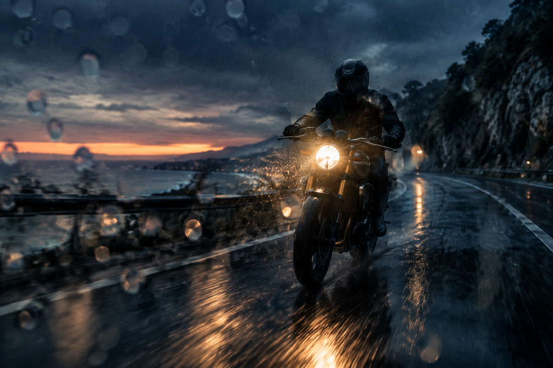 Rouler à moto sous la pluie : 15 conseils avant, pendant et après