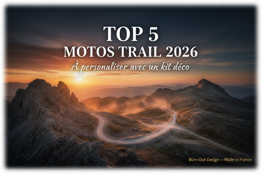Top 5 des motos trail 2026 à personnaliser avec un kit déco