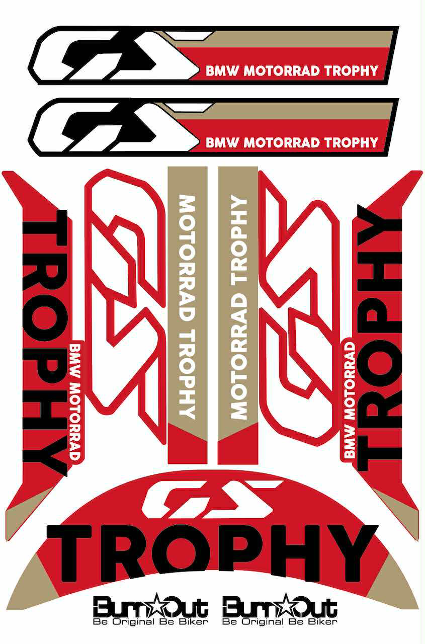 STICKERS pour Casque  "GS trophy"