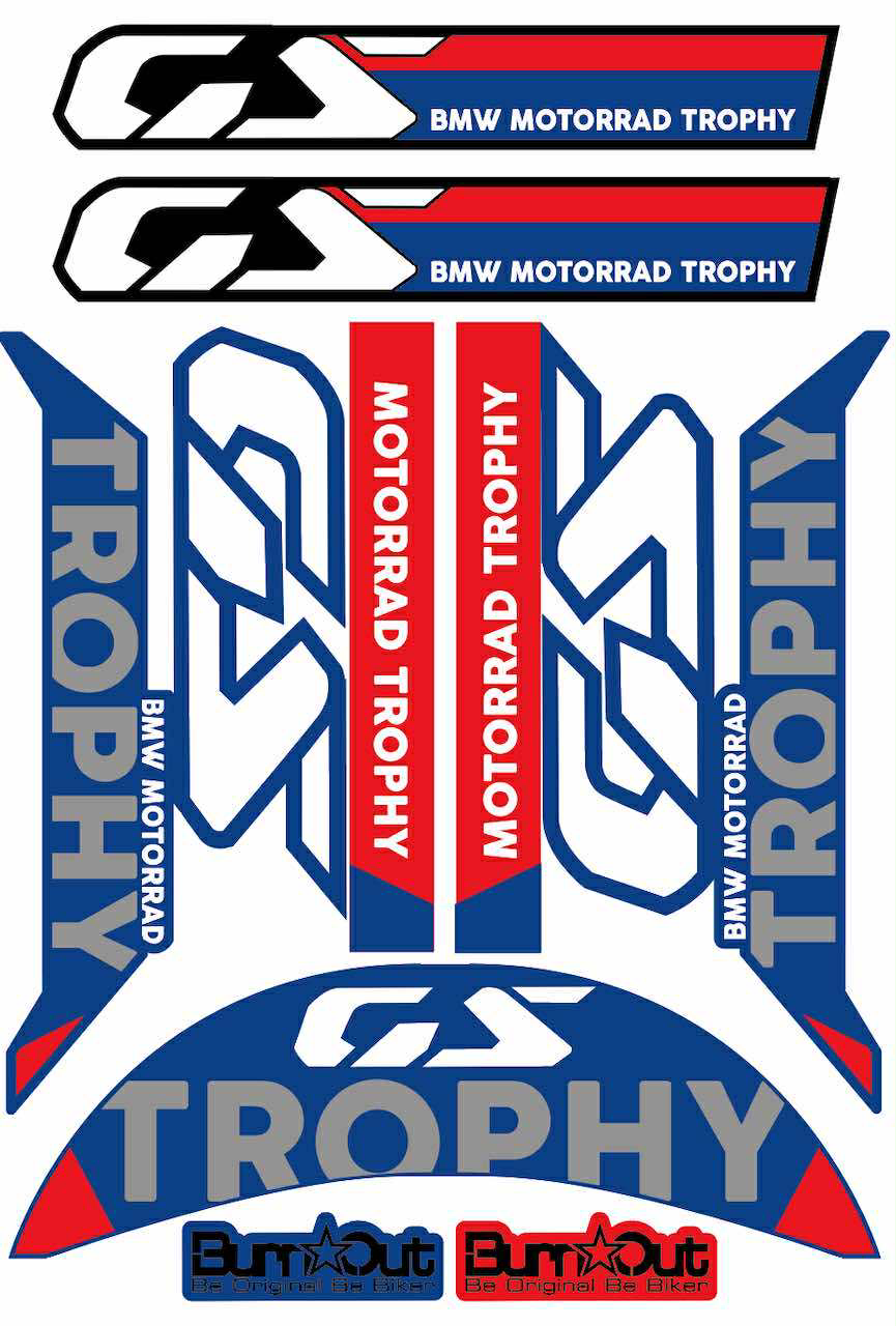 STICKERS pour Casque  "GS trophy"