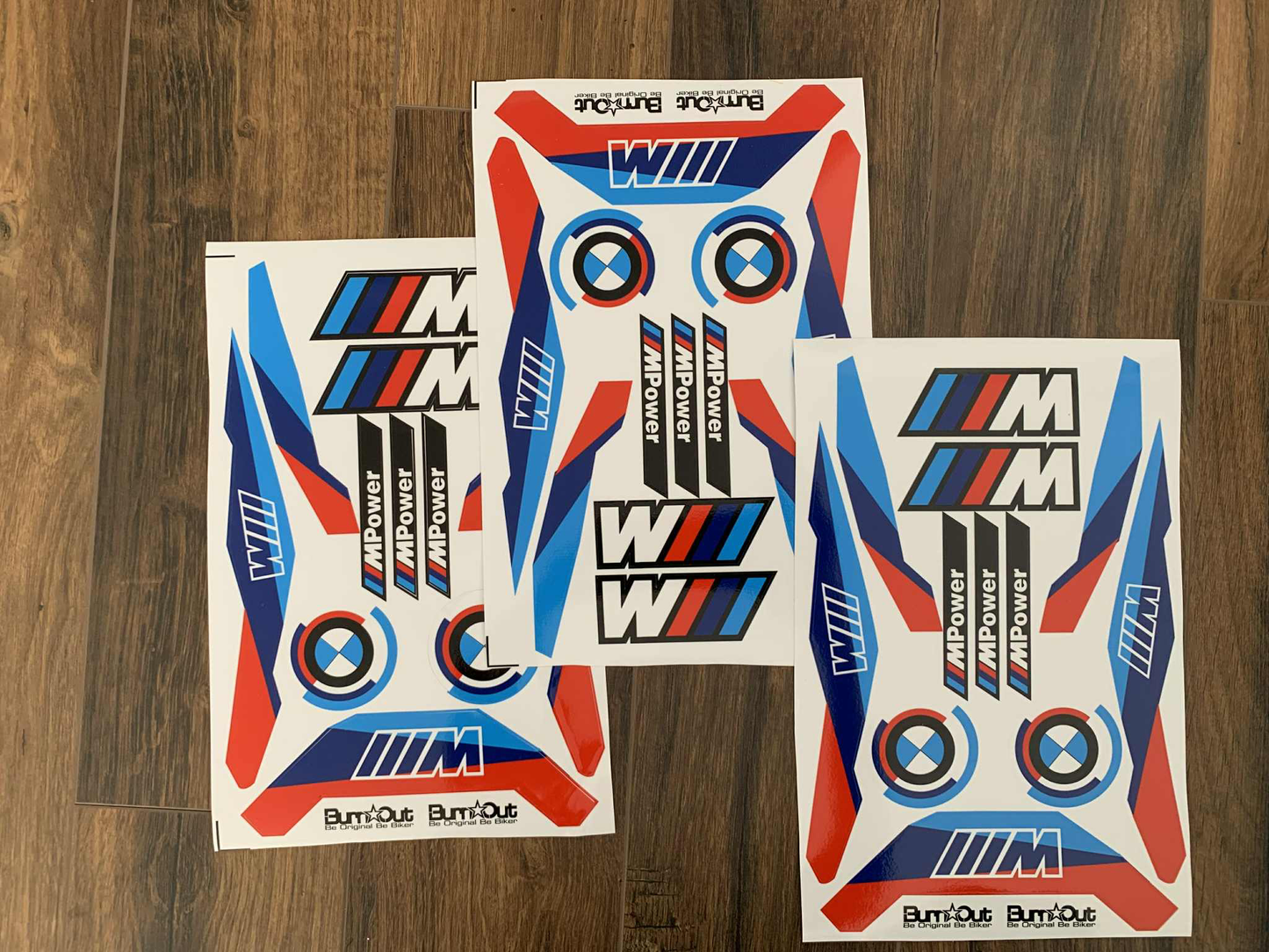 STICKERS pour Casque  "M POWER"