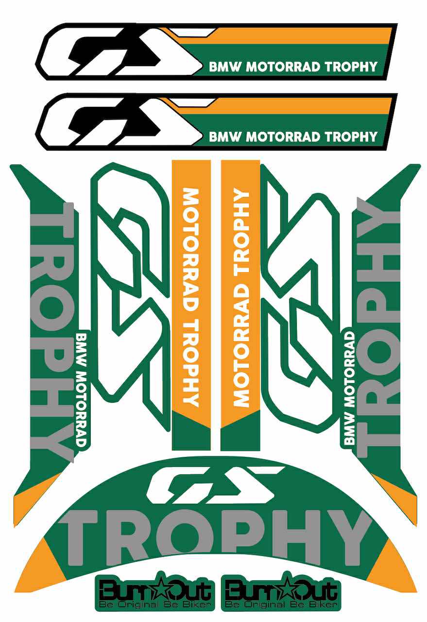 STICKERS pour Casque  "GS trophy"